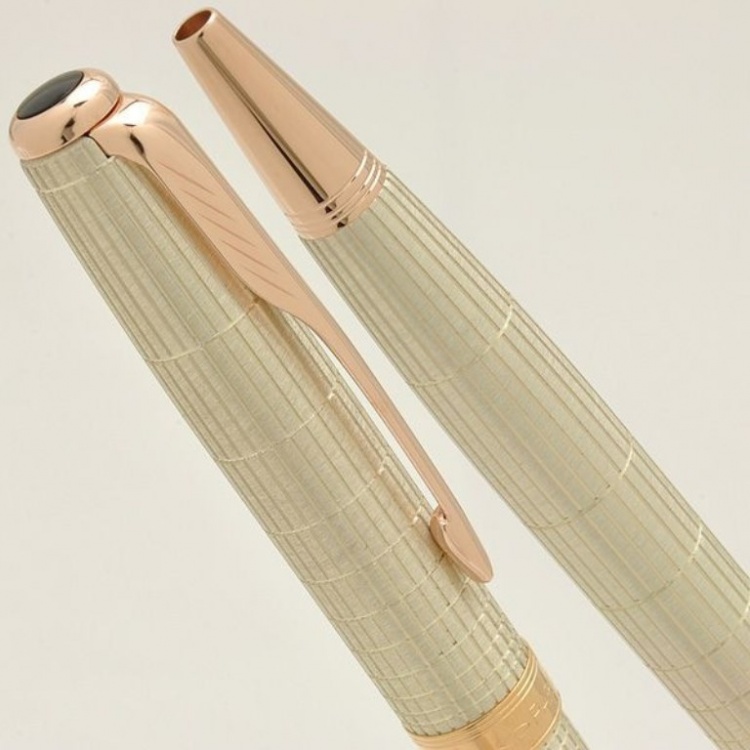 Шариковая ручка Parker Sonnet K535 VERY PREMIUM Feminine (серебро 925 пробы, 12.84), цвет: Silver PGT, стержень: Mblack