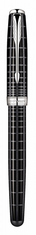 Перьевая ручка Parker Sonnet F531 PREMIUM Dark Grey Laquer CT, перо:F, золото 18К