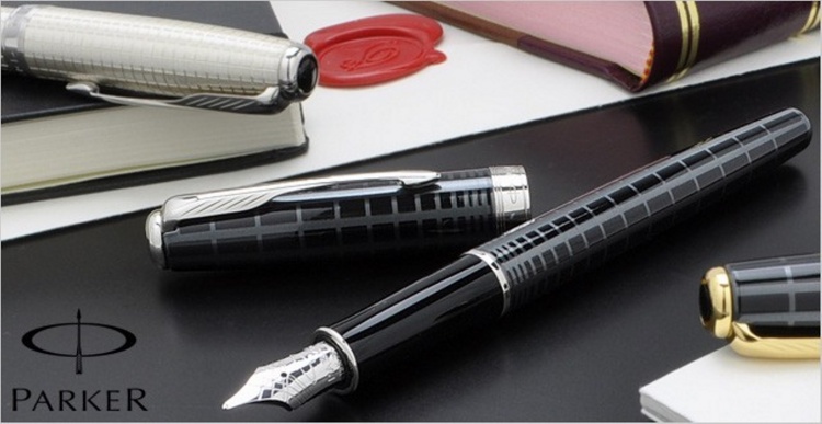 Перьевая ручка Parker Sonnet F531 PREMIUM Dark Grey Laquer CT, перо:F, золото 18К