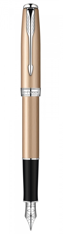 Перьевая ручка Parker Sonnet`11 Pink Gold PVD F540, цвет: розовое золото/CT, перо:F , 18К