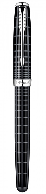 Ручка-роллер Parker Sonnet T531 PREMIUM Dark Grey Laquer CT, стержень: Fblk
