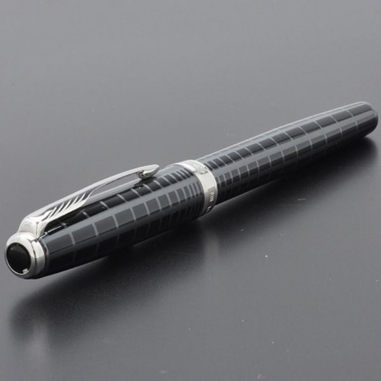 Ручка-роллер Parker Sonnet T531 PREMIUM Dark Grey Laquer CT, стержень: Fblk