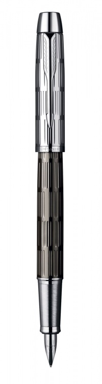 Перьевая ручка Parker IM Premium, F222, цвет: Twin Chiselled, перо: F