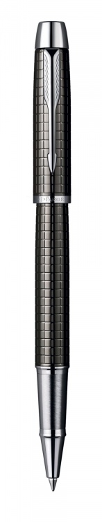 Ручка-роллер Parker IM Premium, T222,цвет: Dark Grey (Gun Metal), стержень: Fblack, (гравировка "пушечная сталь")