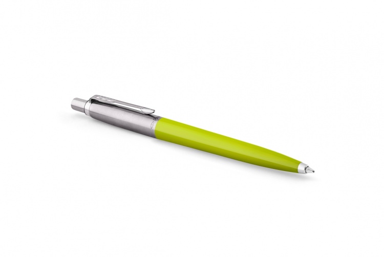 Подарочный набор: Шариковая ручка Parker Jotter, цвет LIME GREEN и Блокнот , светло-зеленый