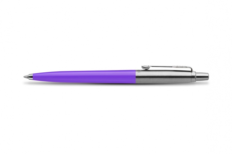 Шариковая ручка Parker Jotter, цвет FROSTY PURPLE, цвет чернил синий, толщина линии M , в подарочной коробке