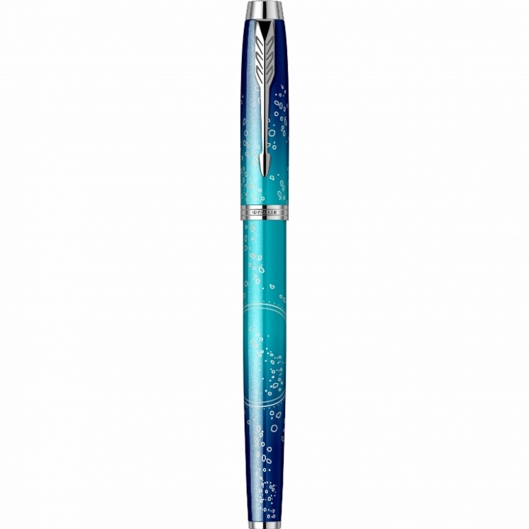 Перьевая ручка Parker IM Royal SE The Last Frontier Deep Sea CT, перо: F, цвет чернил: blue, в подарочной упаковке.