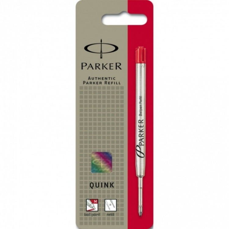 Стержень для шариковой ручки Z08 в блистере QuinkFlow, размер: средний, цвет: Red
