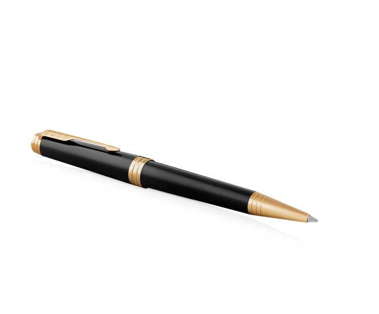 Шариковая ручка Parker Premier Black Lacquer GT.