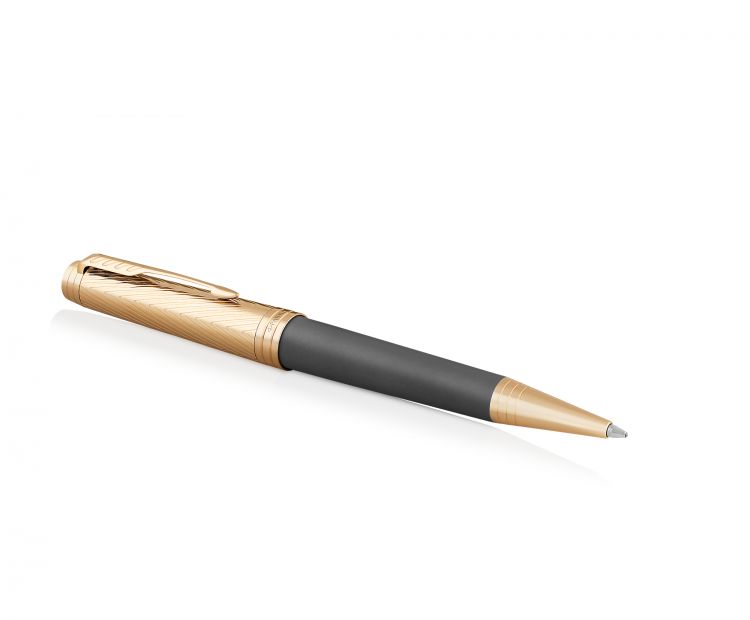 Шариковая ручка Parker Premier  Storm Grey, K561, Deep Grey GT, MBlack
