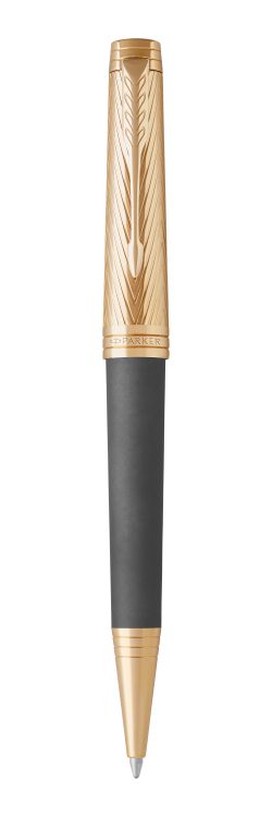 Шариковая ручка Parker Premier  Storm Grey, K561, Deep Grey GT, MBlack