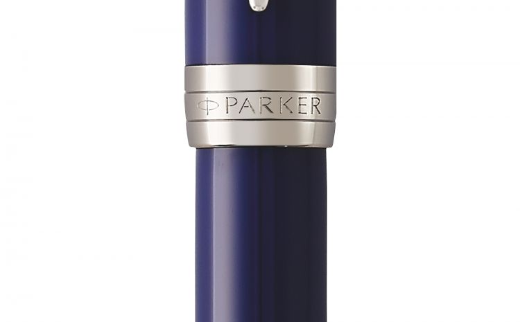 Ручка-роллер Parker Duofold Classic International, Blue and Black CT, FBlack