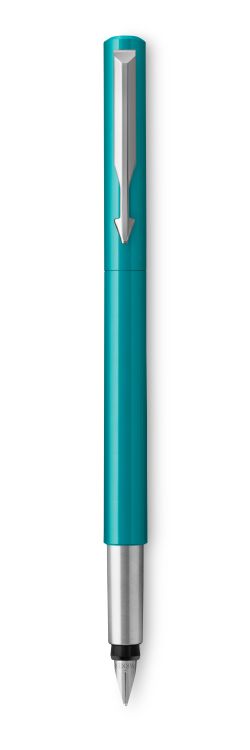 Перьевая ручка Parker Vector Standard F01, цвет:  BLUE GREEN