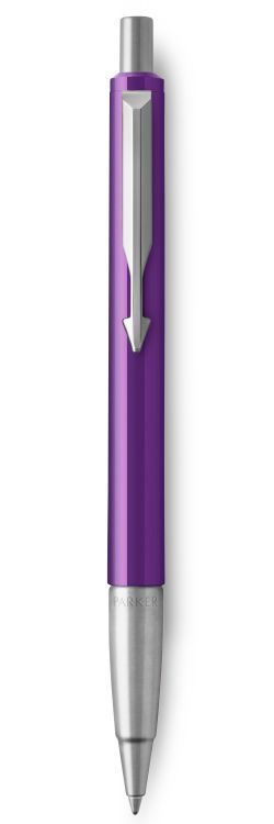 Шариковая ручка Parker Vector Standard Purple K01 СT, цвет чернил : blue, стержень: M, в подарочной упаковке