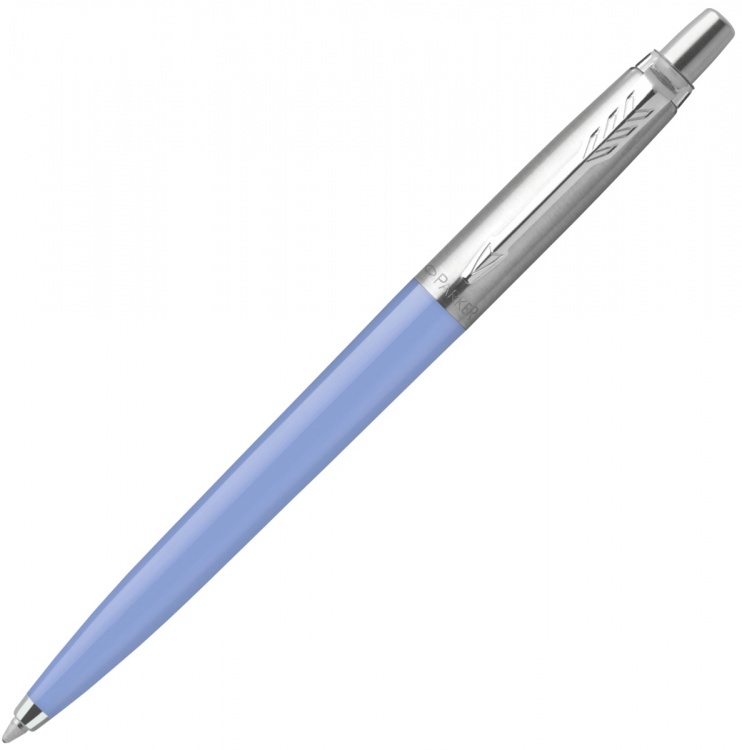 Шариковая ручка Parker Jotter, цвет Storm Blue, цвет чернил синий, толщина линии M , в подарочной коробке