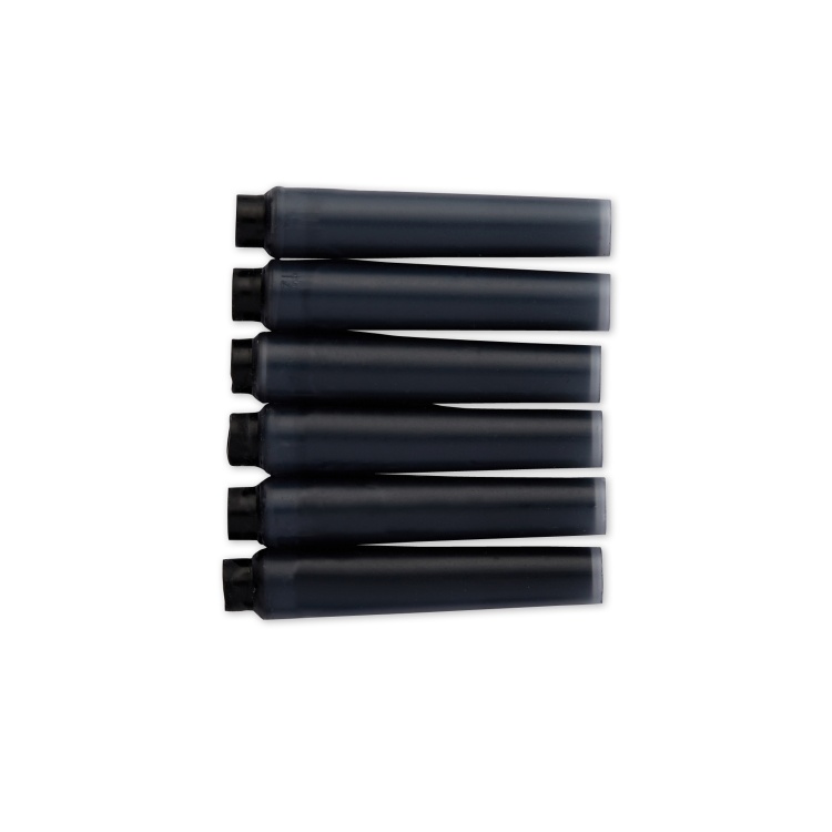 Картридж с чернилами для перьевой ручки MINI, упаковка из 6 шт., цвет: Black