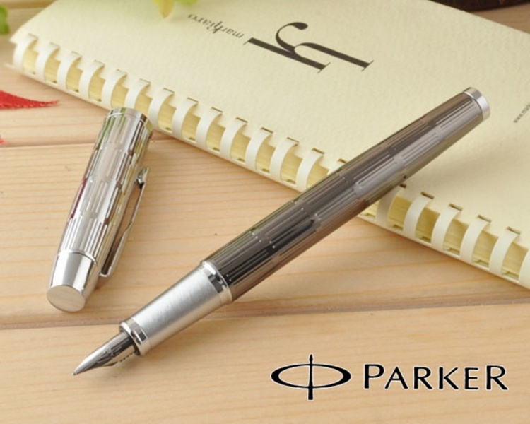 Перьевая ручка Parker IM Premium, F222, цвет: Twin Chiselled, перо: F