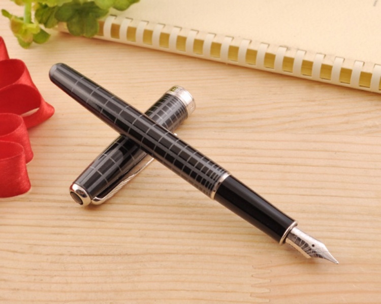 Перьевая ручка Parker Sonnet F531 PREMIUM Dark Grey Laquer CT, перо:F, золото 18К