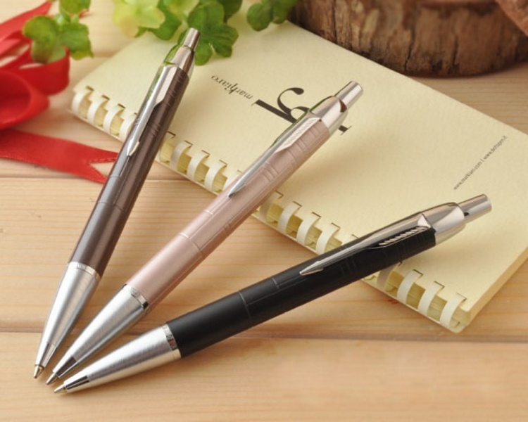 Шариковая ручка Parker IM Premium K222, цвет: Matte Black, стержень: Мblue