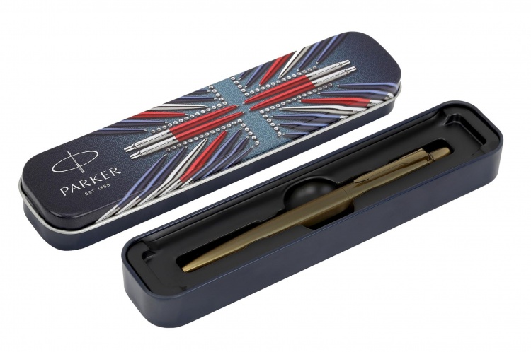 Шариковая ручка Parker Jotter Originals  Lilac CT, цвет чернил синий, толщина линии M , в блистере.+жестяной футляр
