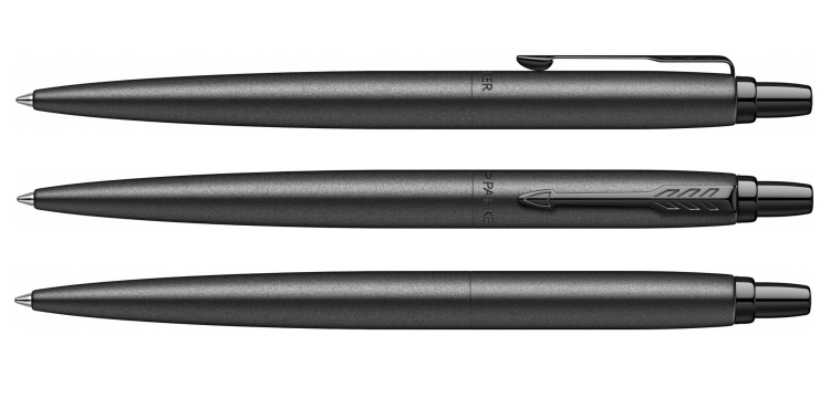 Подарочный набор: Шариковая ручка Parker  Jotter XL SE20 Monochrome в подарочной упаковке, цвет: Black, стержень: Mblue и Ежедневник коричневый недати