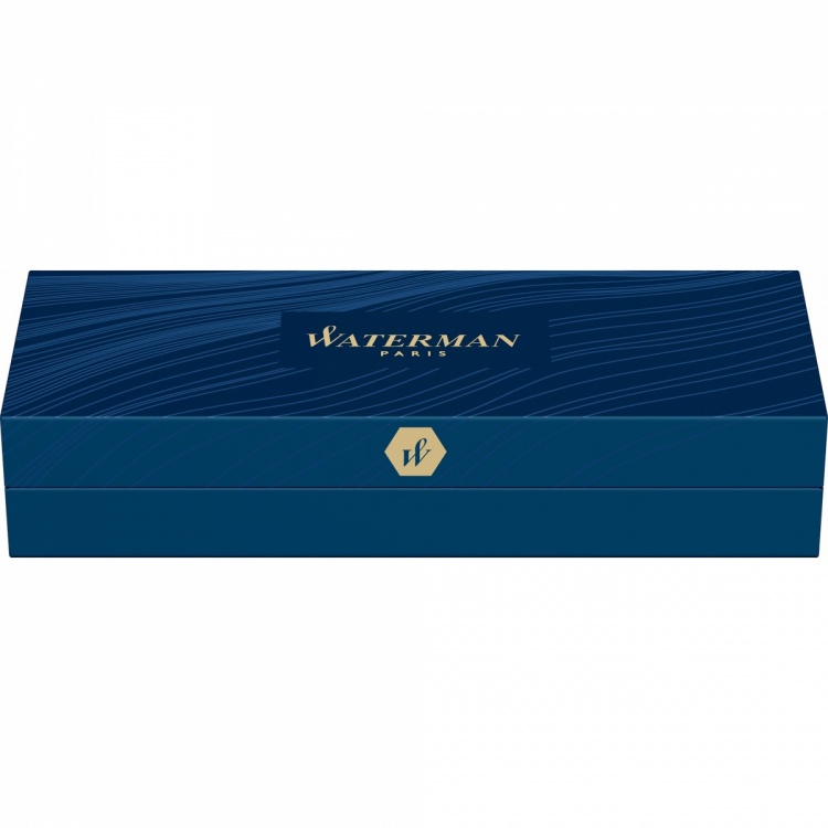 Перьевая ручка Waterman Hemisphere Colour Blocking Blue CT F сталь нержавеющая F син. черн. в подарочной коробке