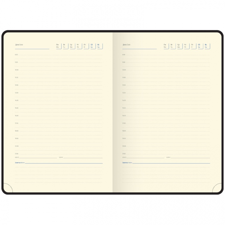 Подарочный набор: Шариковая ручка Parker Jotter K60, цвет: Black, стержень: Mblue и Ежедневник черный