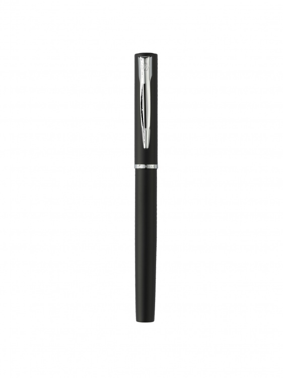 Подарочный набор Перьевая ручка Waterman GRADUATE ALLURE, цвет: черный, перо: F с чехлом на молнии