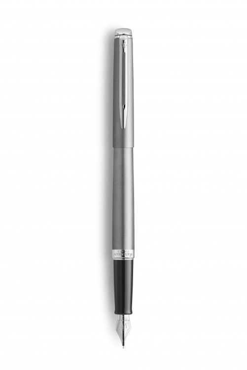 Подарочный набор Перьевая ручка Waterman Hemisphere Entry Point Stainless Steel matte в подарочной упаковке с чернилами