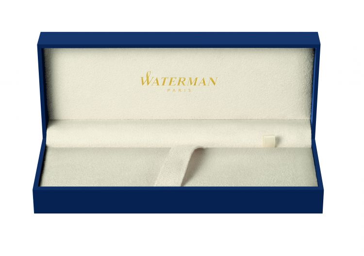 Ручка-роллер Waterman Charleston, цвет: Black/CT, стержень: Fblk