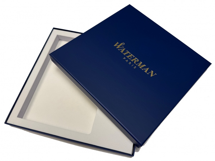 Коробка подарочная Waterman под ручку и ежедневник А5, синий
