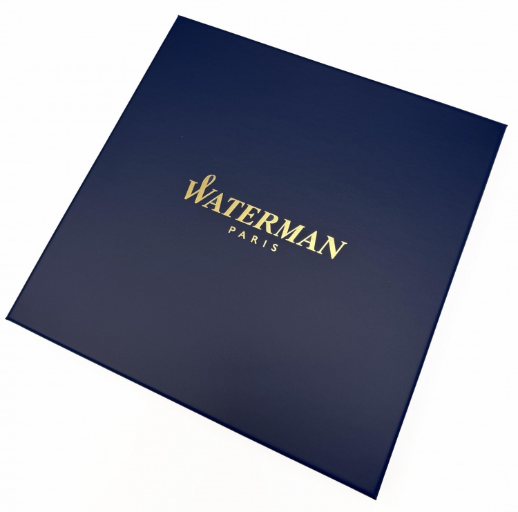 Коробка подарочная Waterman под ручку и ежедневник А5, синий