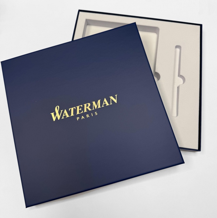 Коробка подарочная Waterman под ручку и ежедневник А5, синий