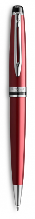 Шариковая ручка Waterman "Expert Dark Red Lacquer CT Black", стержень: M, цвет чернил: blue.