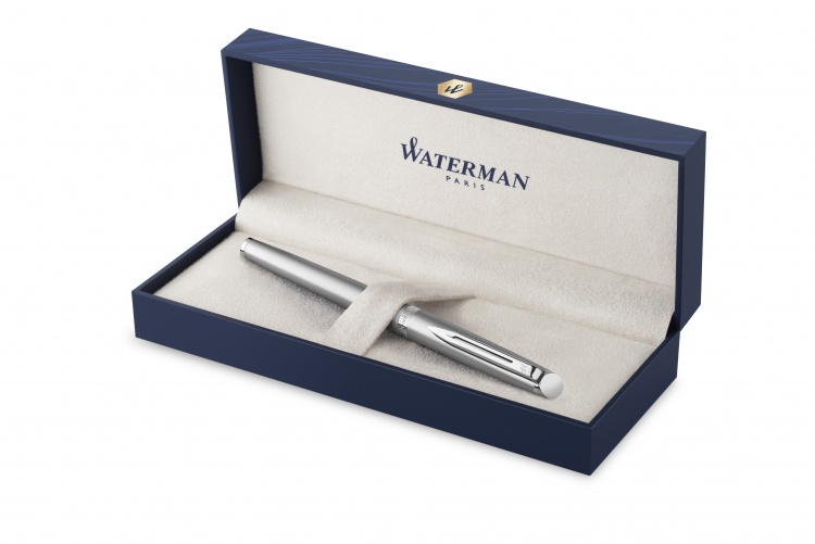 Перьевая ручка Waterman Hemisphere Entry Point Stainless Steel matte в подарочной упаковке