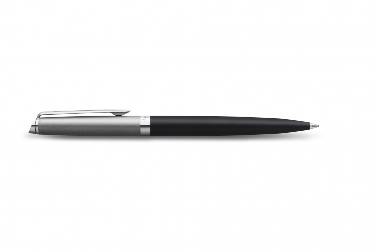 Шариковая ручка Waterman Hemisphere Entry Point Stainless Steel with Black Lacquer в подарочной упаковке