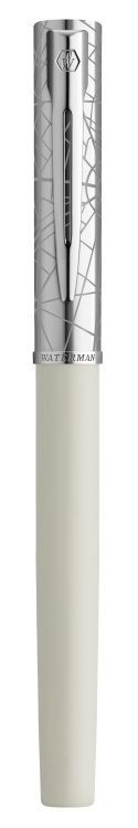Перьевая ручка Waterman Graduate Allure Deluxe White, перо: F, цвет чернил: blue, в падарочной упаковке.