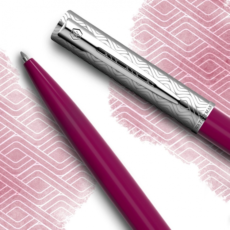 Шариковая ручка Waterman Graduate Allure Deluxe Pink, стержень: M, цвет чернил: blue, в падарочной упаковке.