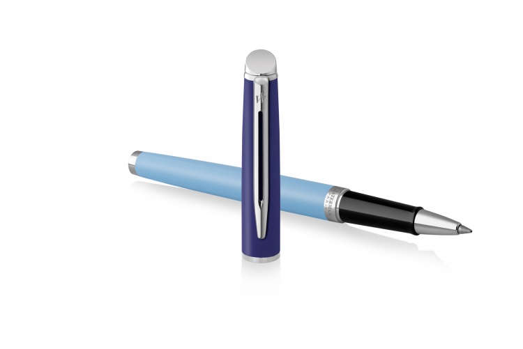 Ручка роллер Waterman Hemisphere Colour Blocking Blue CT, стержень: F, цвет: Black, в подарочной упаковке