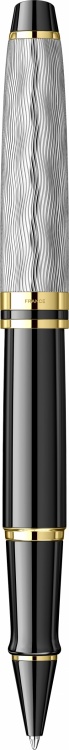 Ручка-роллер Waterman Reflections of Paris Expert DeLuxe Black GT Fblack в подарочной коробке