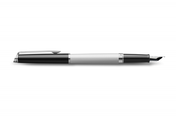 Перьевая ручка Waterman Hemisphere Colour Blocking black and white, перо: F, цвет чернил: black, в подарочной коробке