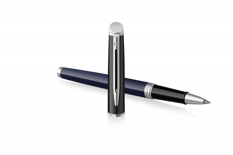 Ручка роллер Waterman Hemisphere Colour Blocking black and blue, стержень:F, цвет чернил: black, в подарочной коробке