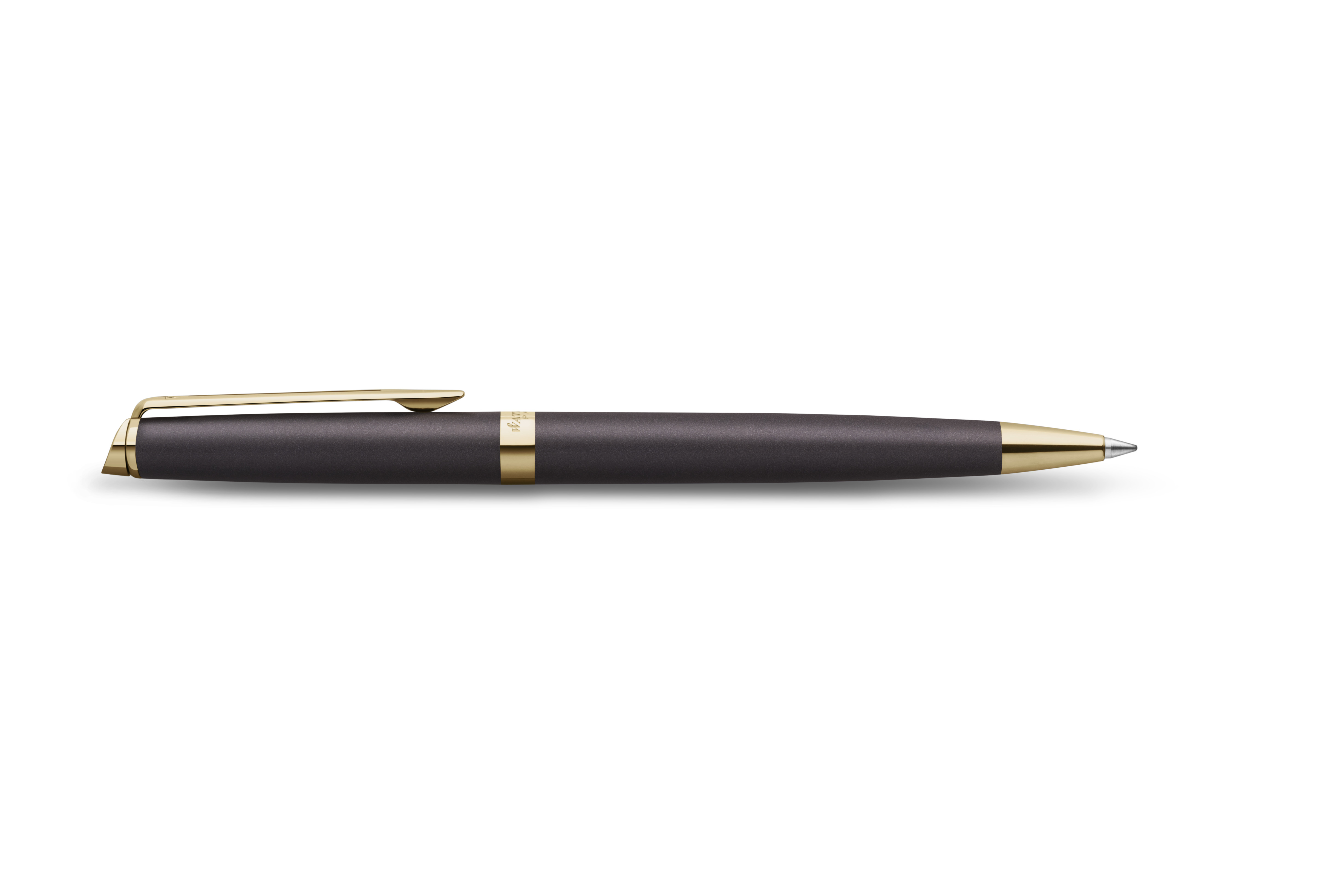 Ручка шариковая Waterman "Hemisphere Metallic Black Lacquer GT" синяя, 1,0мм, подарочная упаковка
