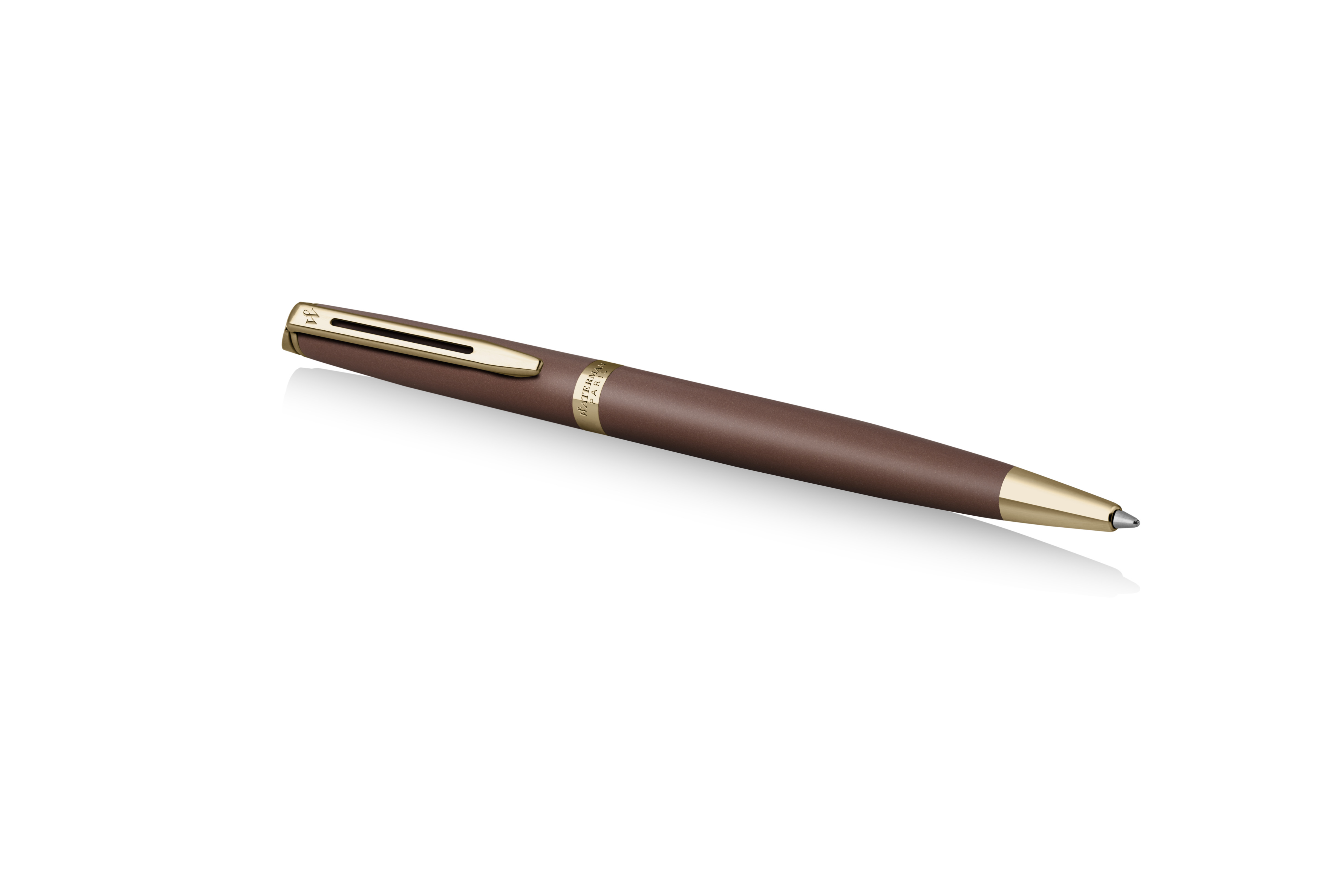 Ручка шариковая Waterman "Hemisphere Metallic Copper Lacquer GT" синяя, 1,0мм, подарочная упаковка