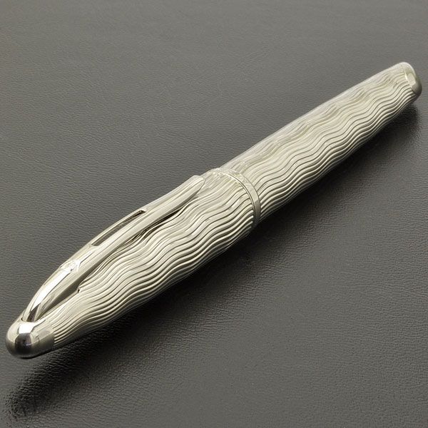 Ручка-роллер Waterman Carene Essential, цвет: Silver ST, стержень: Fblack