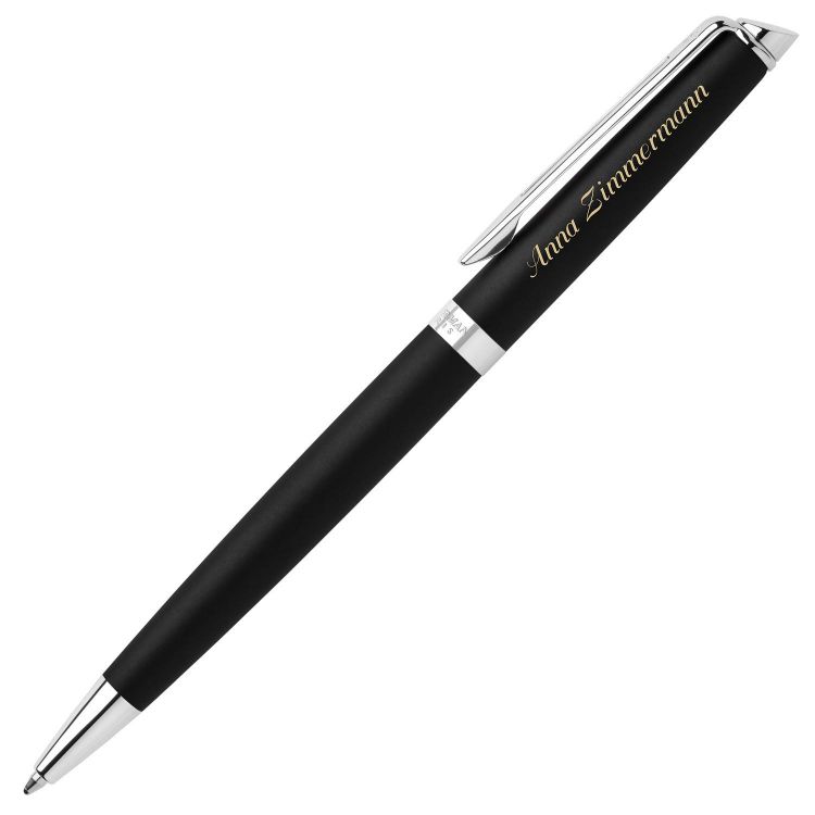 Шариковая ручка Waterman Hemisphere, цвет: MattBlack CT, стержень: Mblue