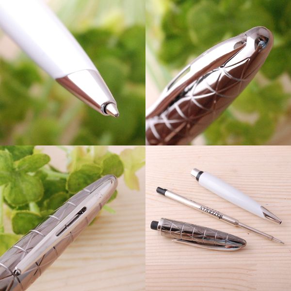 Шариковая ручка Waterman Carene, цвет: Contemporary white ST, стержень: Mblue