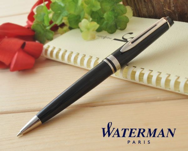 Шариковая ручка Waterman Expert 3, цвет: Black CT, стержень: Mblu