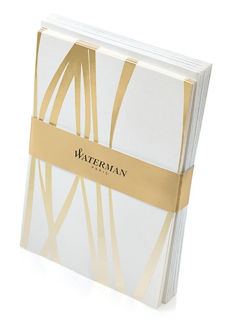 Подарочная коробка прямоугольная Waterman с записной книжкой, блокнотом