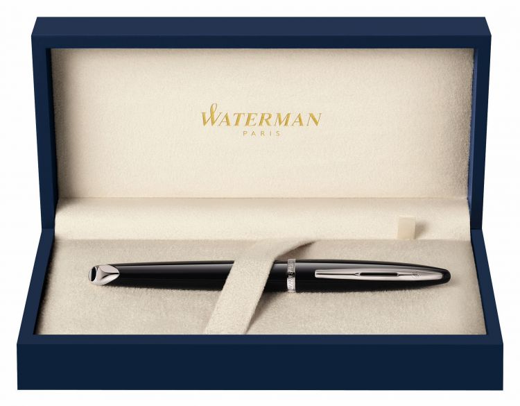 Перьевая ручка Waterman Carene, цвет: Black ST, перо: F